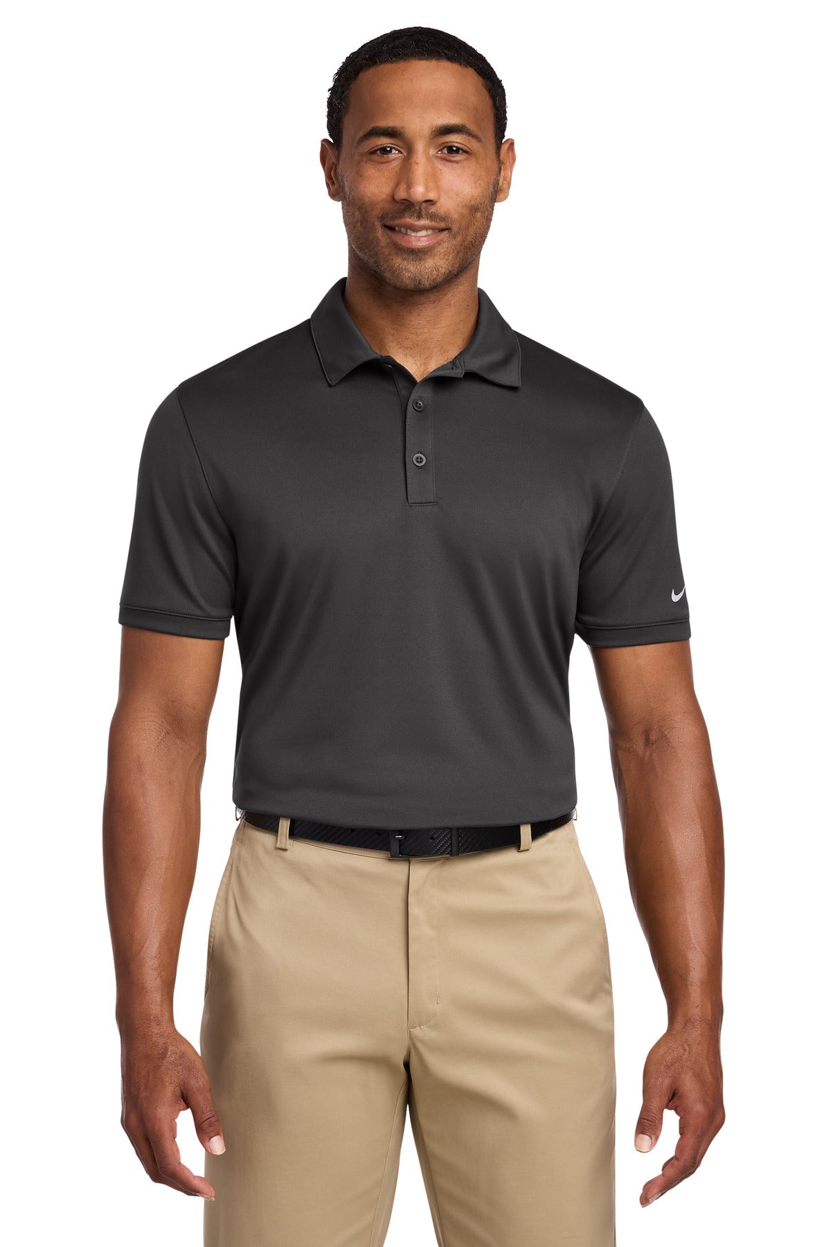 Nike Dri-FIT Players Modern Fit Polo - Anthracite