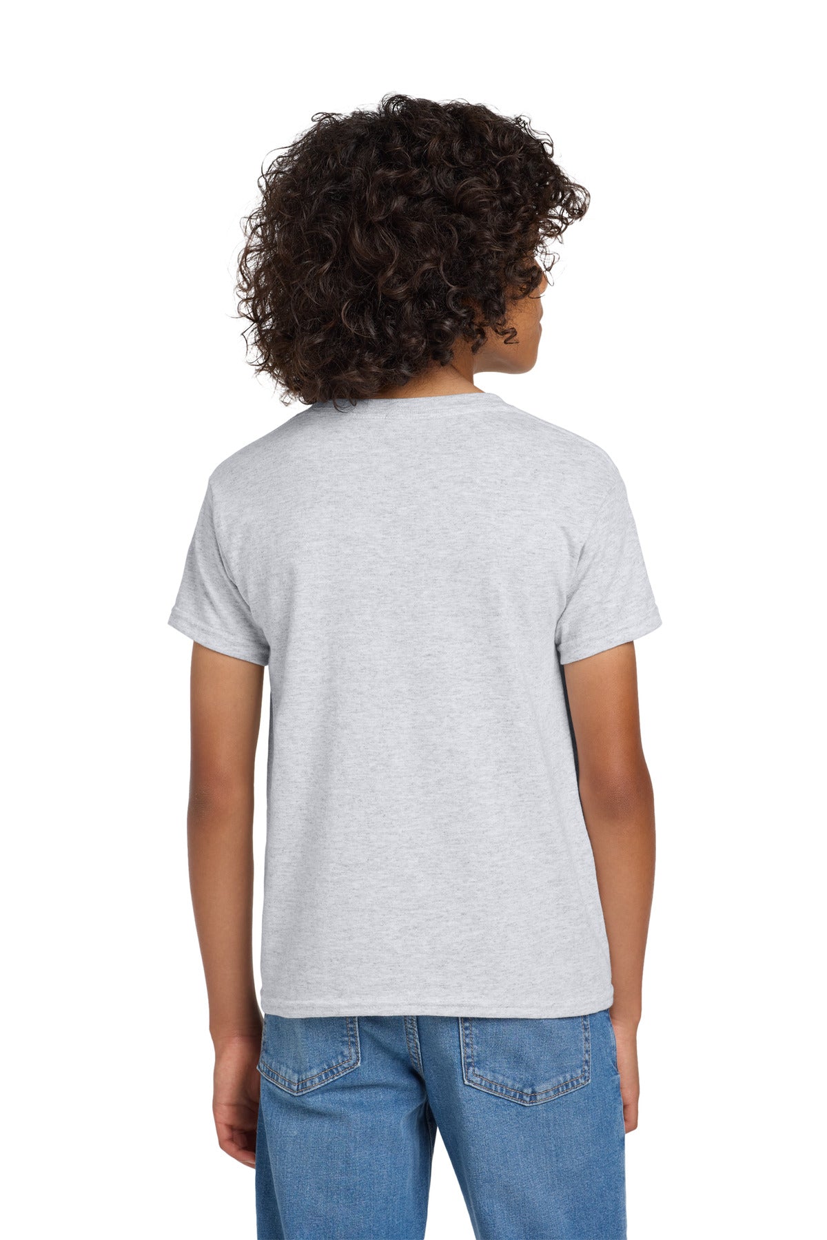 Gildan Youth DryBlend 50 Cotton/50 Poly T-Shirt - Ash