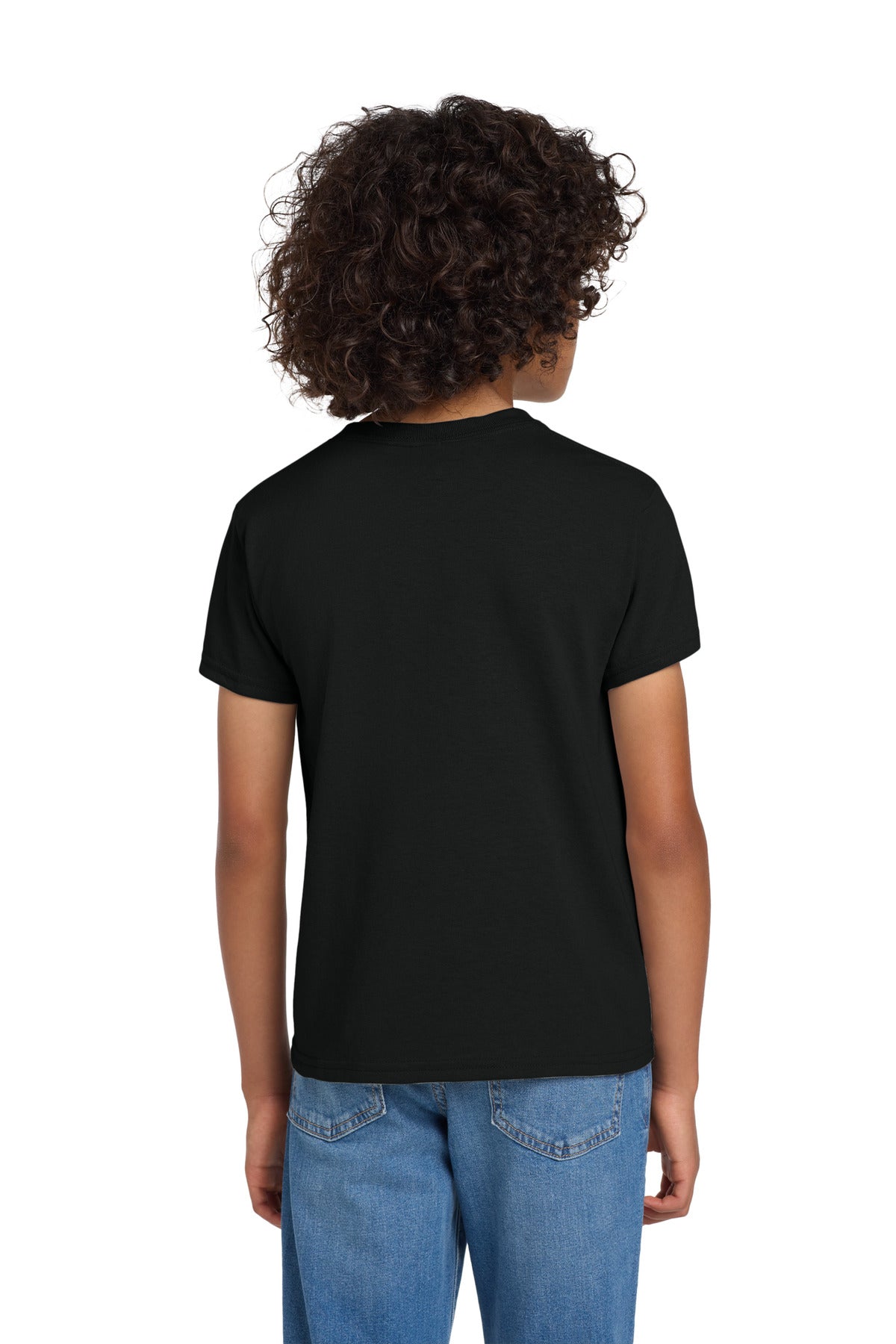 Gildan Youth DryBlend 50 Cotton/50 Poly T-Shirt - Black