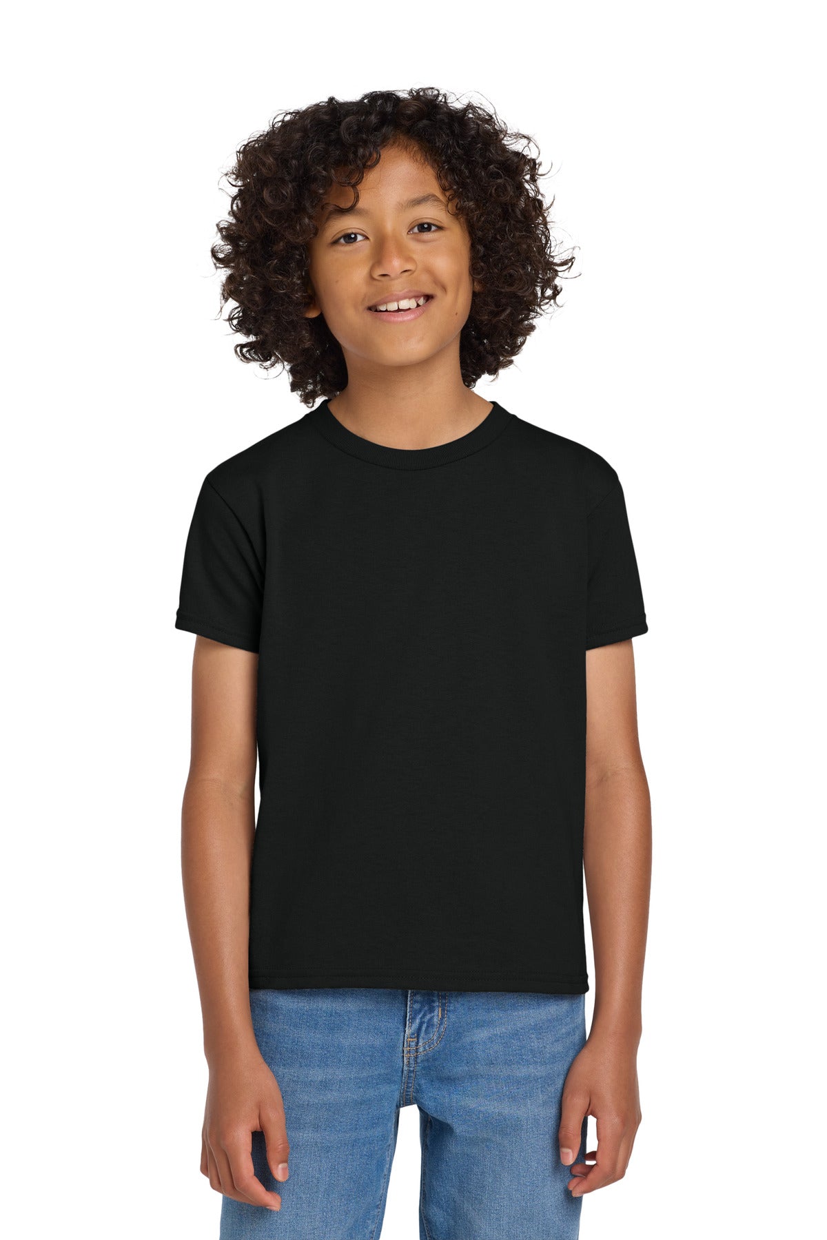 Gildan Youth DryBlend 50 Cotton/50 Poly T-Shirt - Black