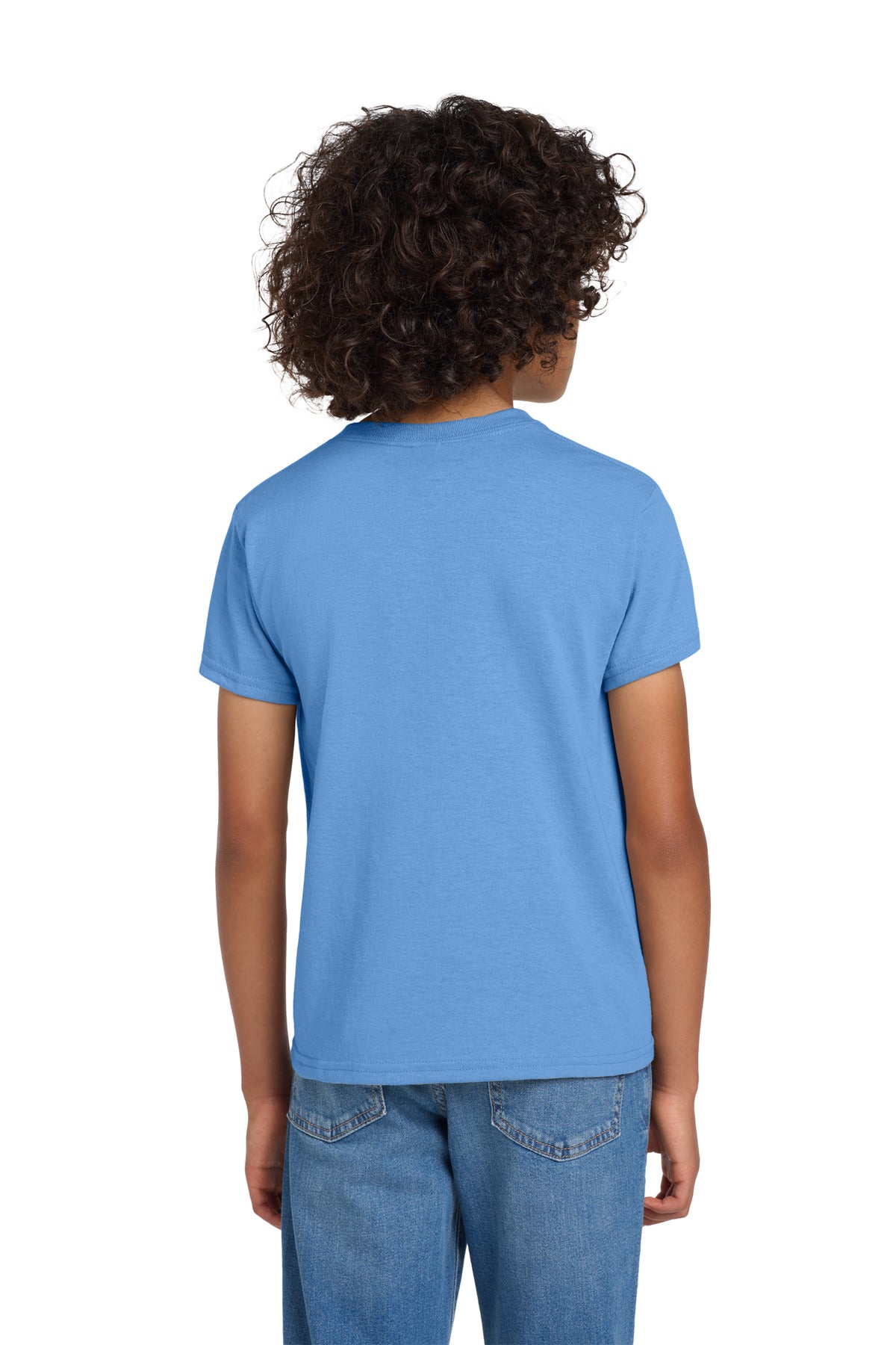 Gildan Youth DryBlend 50 Cotton/50 Poly T-Shirt - Carolina Blue