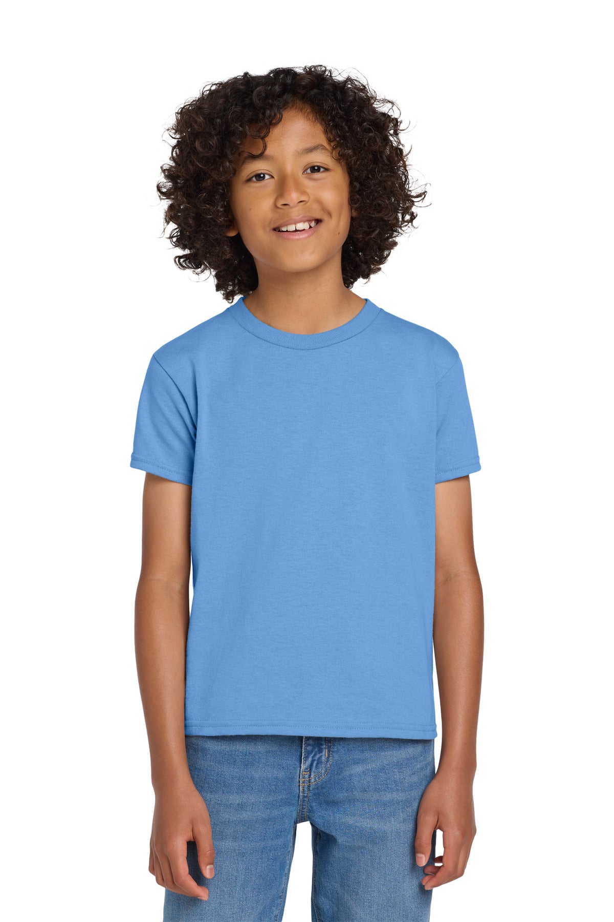 Gildan Youth DryBlend 50 Cotton/50 Poly T-Shirt - Carolina Blue