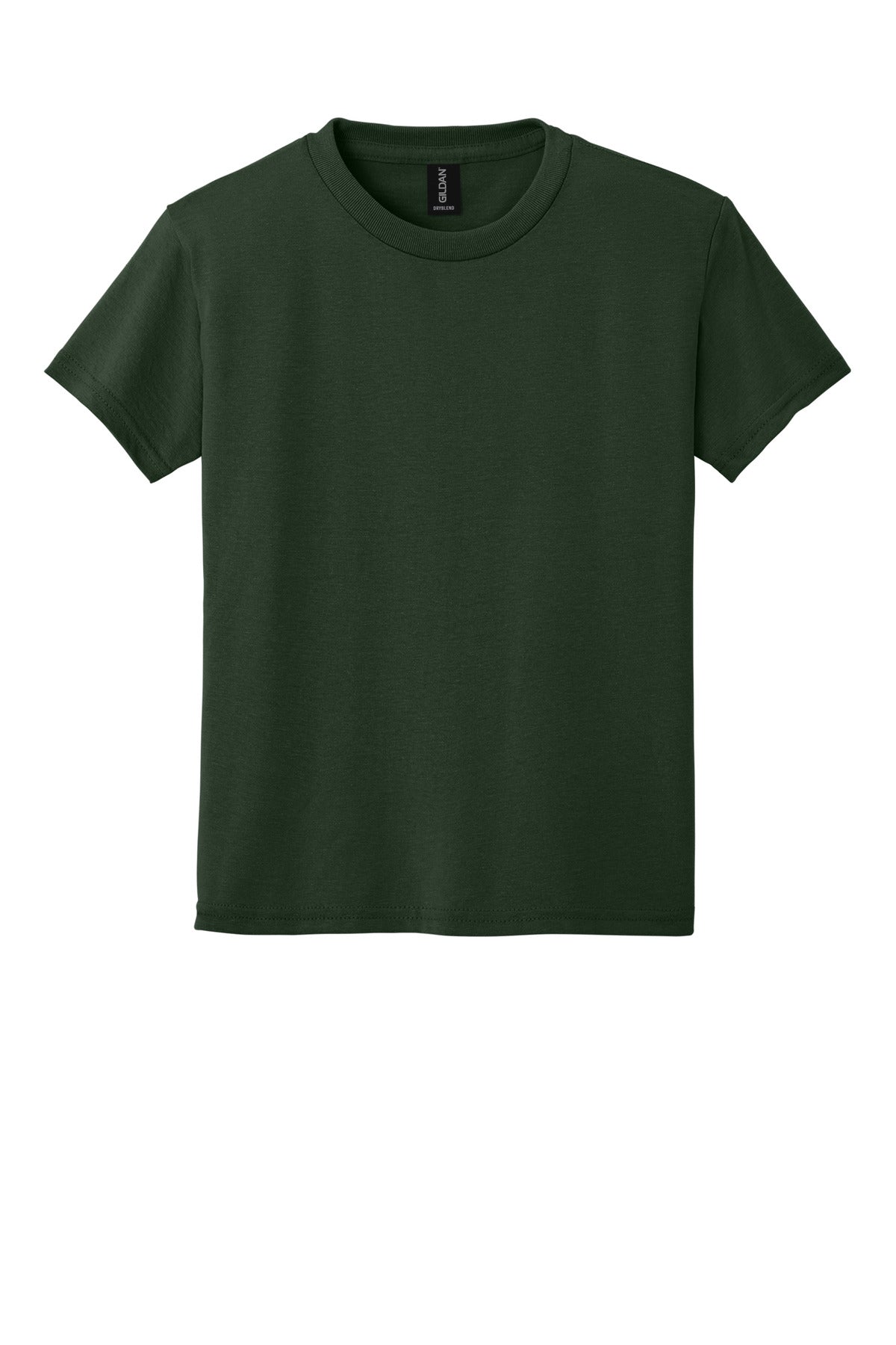 Gildan Youth DryBlend 50 Cotton/50 Poly T-Shirt - Forest Green