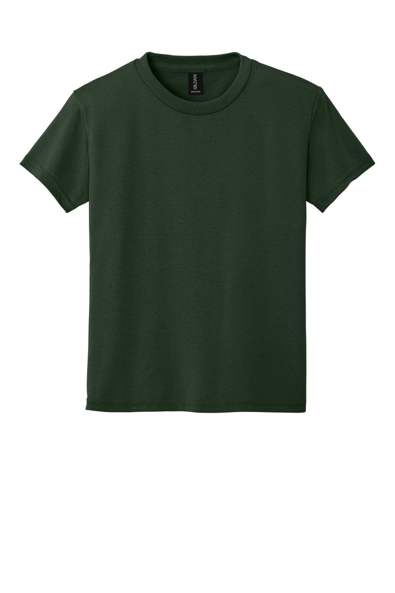 Gildan Youth DryBlend 50 Cotton/50 Poly T-Shirt - Forest Green