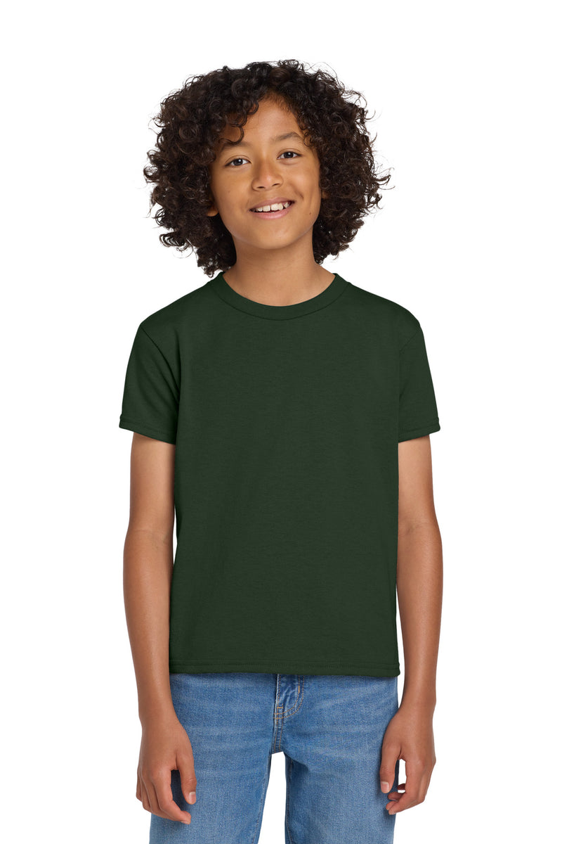 Gildan Youth DryBlend 50 Cotton/50 Poly T-Shirt - Forest Green