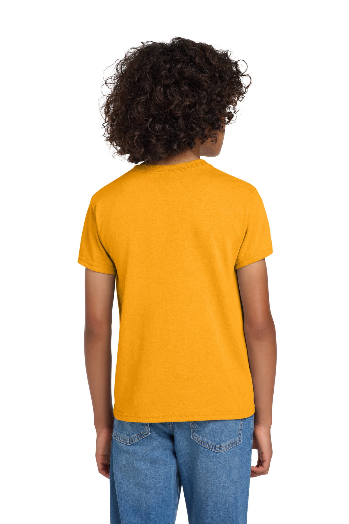 Gildan Youth DryBlend 50 Cotton/50 Poly T-Shirt - Gold