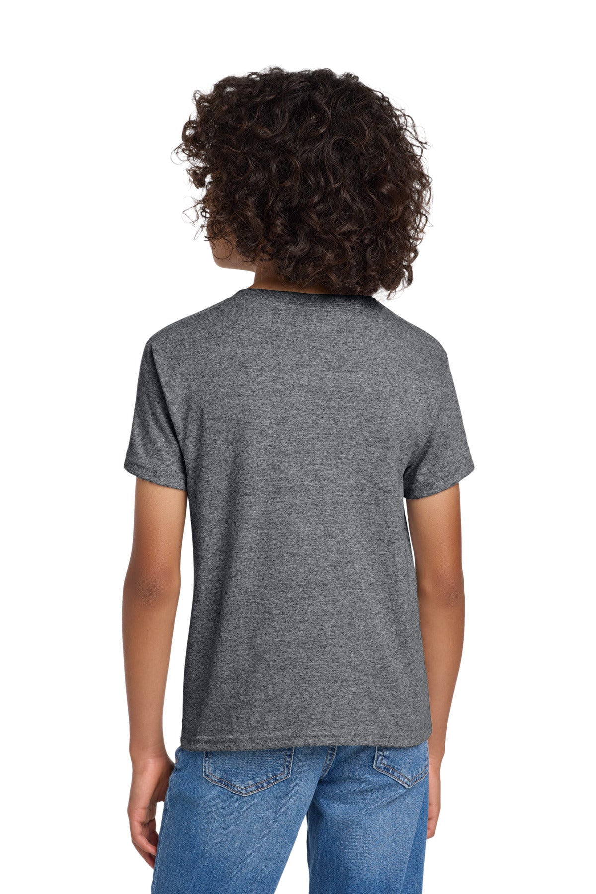 Gildan Youth DryBlend 50 Cotton/50 Poly T-Shirt - Graphite Heather