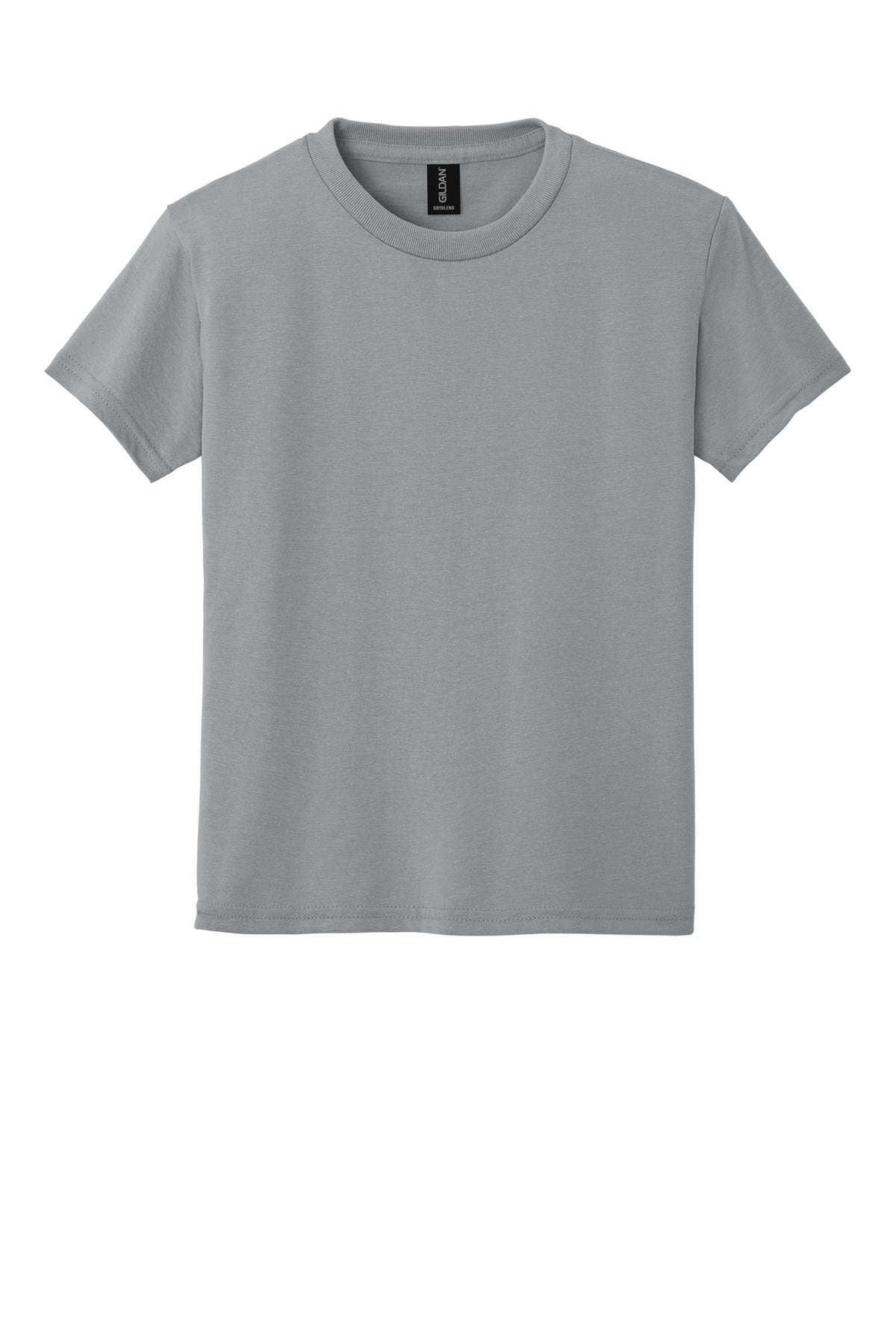 Gildan Youth DryBlend 50 Cotton/50 Poly T-Shirt - Gravel