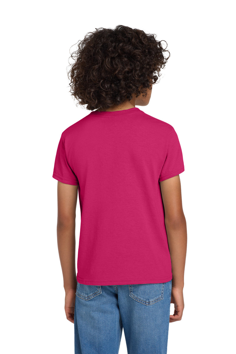 Gildan Youth DryBlend 50 Cotton/50 Poly T-Shirt - Heliconia
