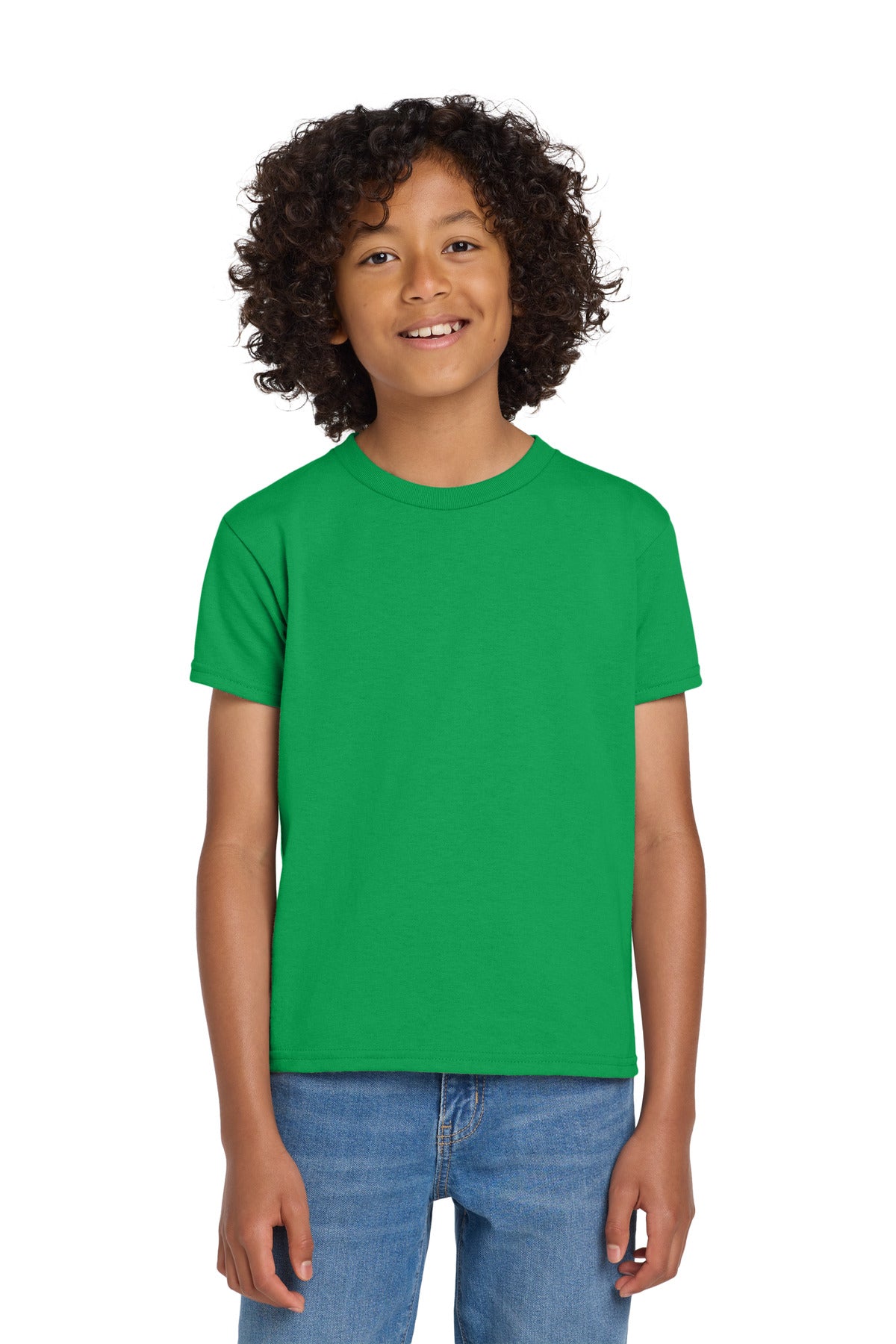 Gildan Youth DryBlend 50 Cotton/50 Poly T-Shirt - Irish Green