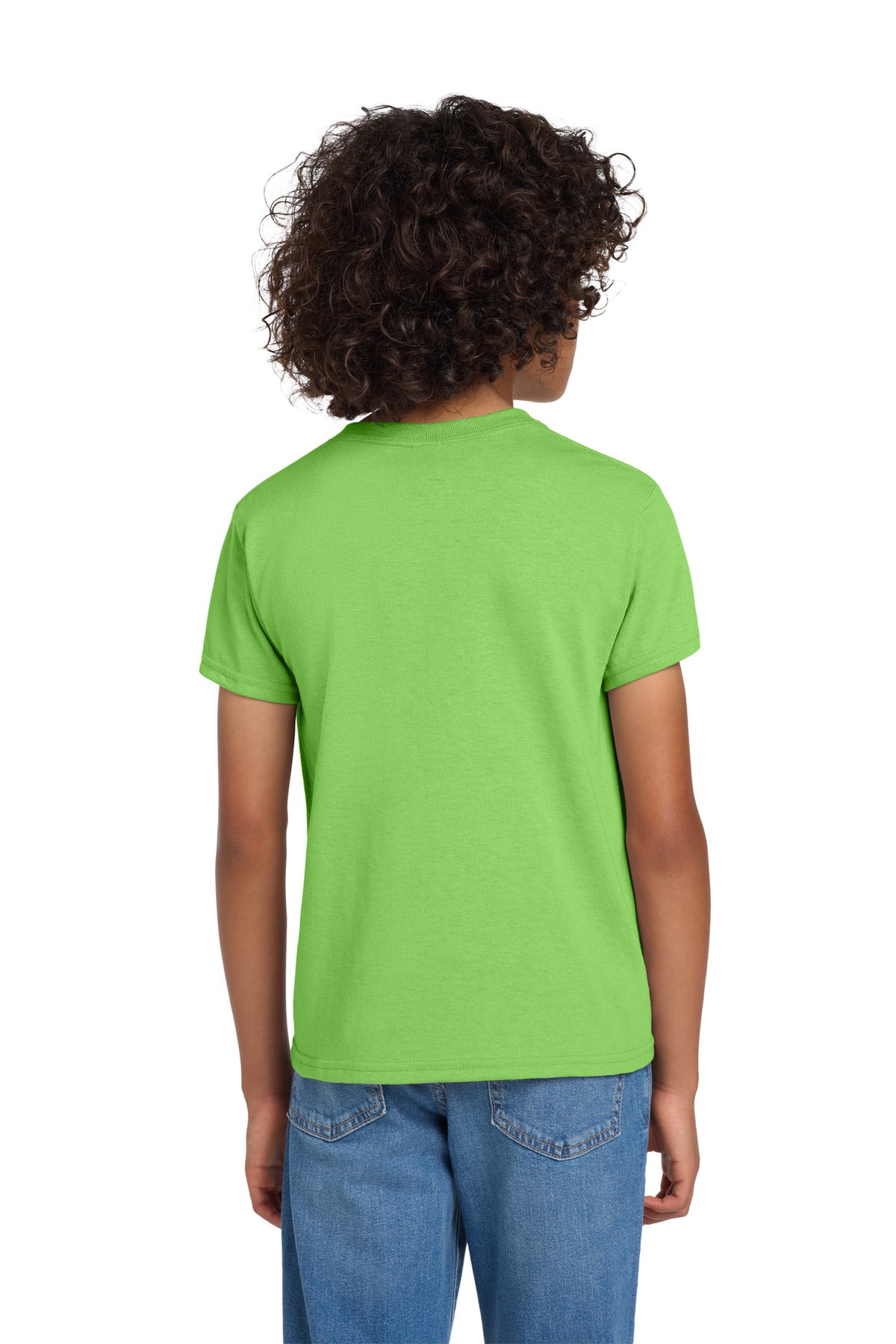 Gildan Youth DryBlend 50 Cotton/50 Poly T-Shirt - Lime
