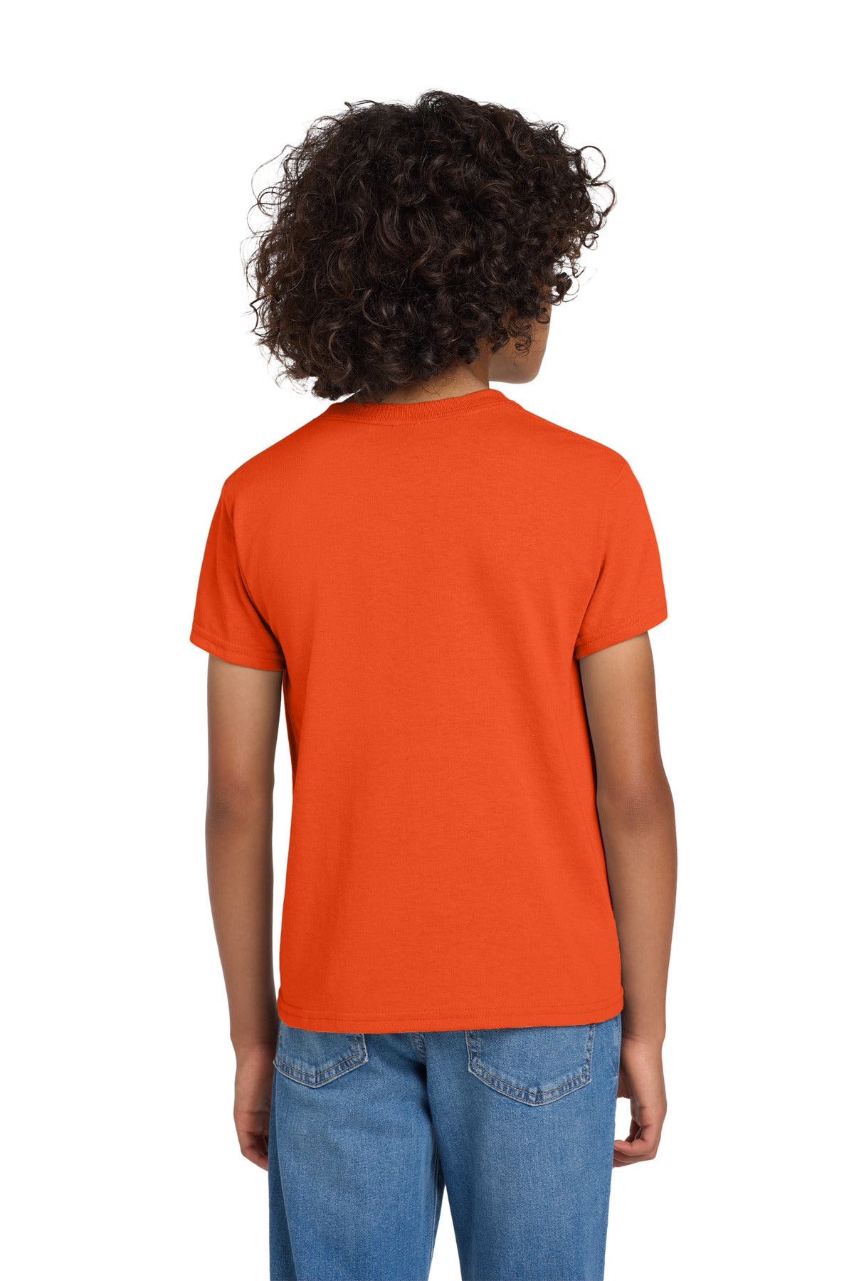 Gildan Youth DryBlend 50 Cotton/50 Poly T-Shirt - Orange