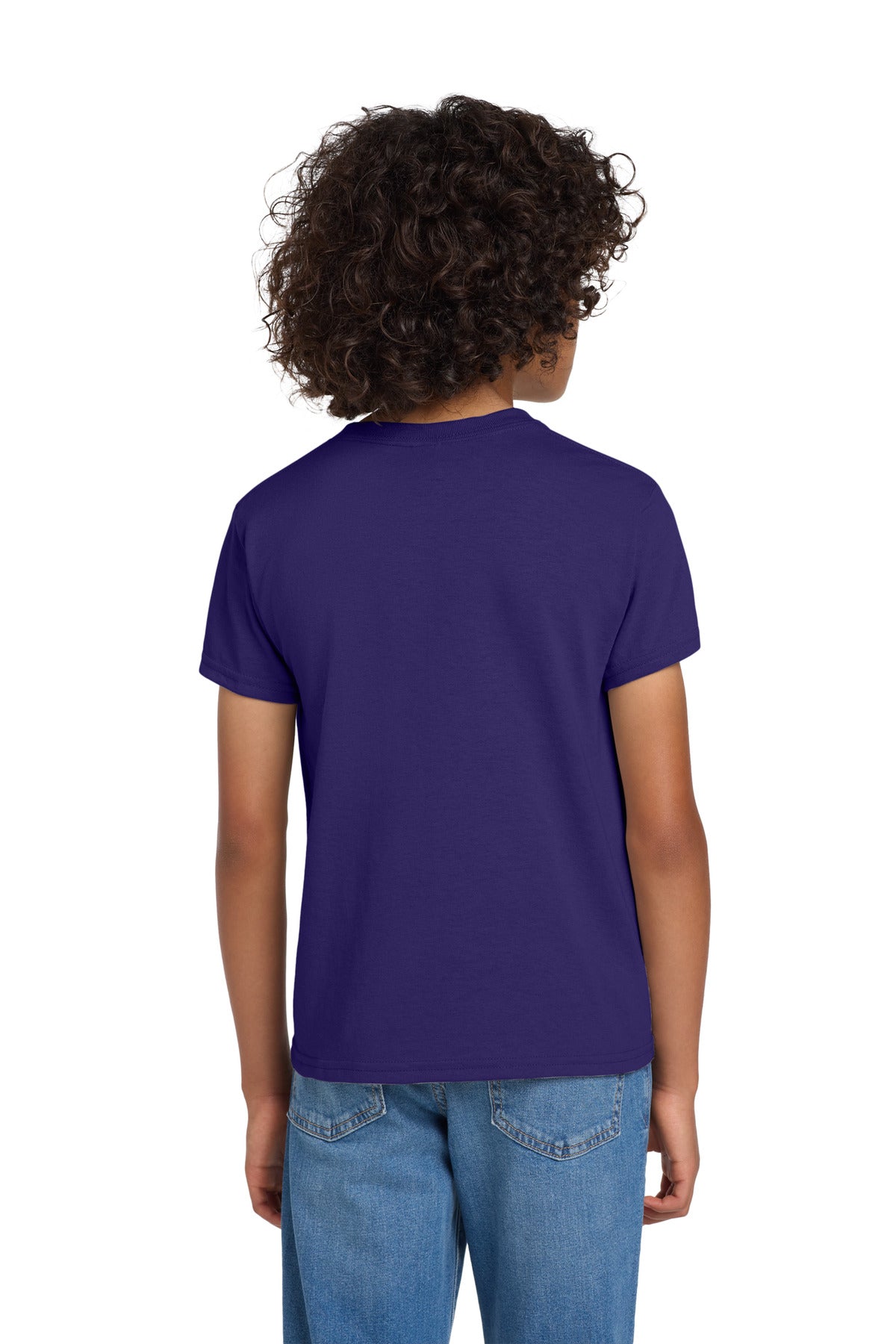 Gildan Youth DryBlend 50 Cotton/50 Poly T-Shirt - Purple