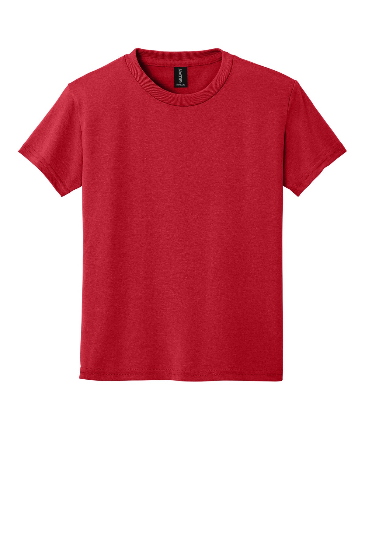 Gildan Youth DryBlend 50 Cotton/50 Poly T-Shirt - Red