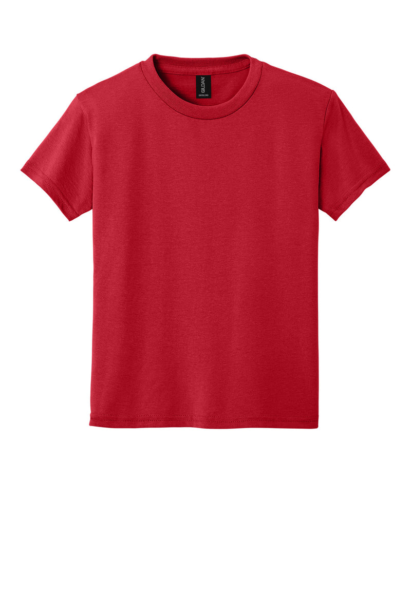 Gildan Youth DryBlend 50 Cotton/50 Poly T-Shirt - Red