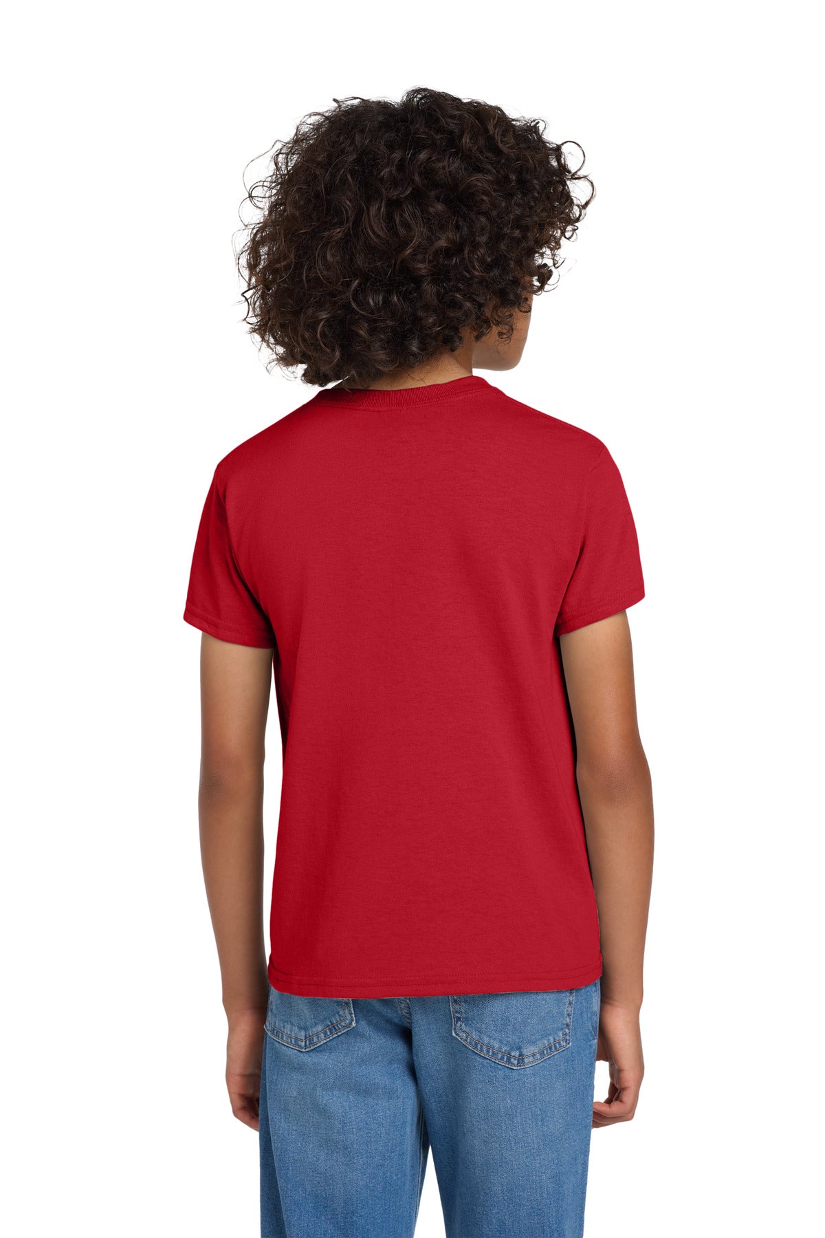Gildan Youth DryBlend 50 Cotton/50 Poly T-Shirt - Red