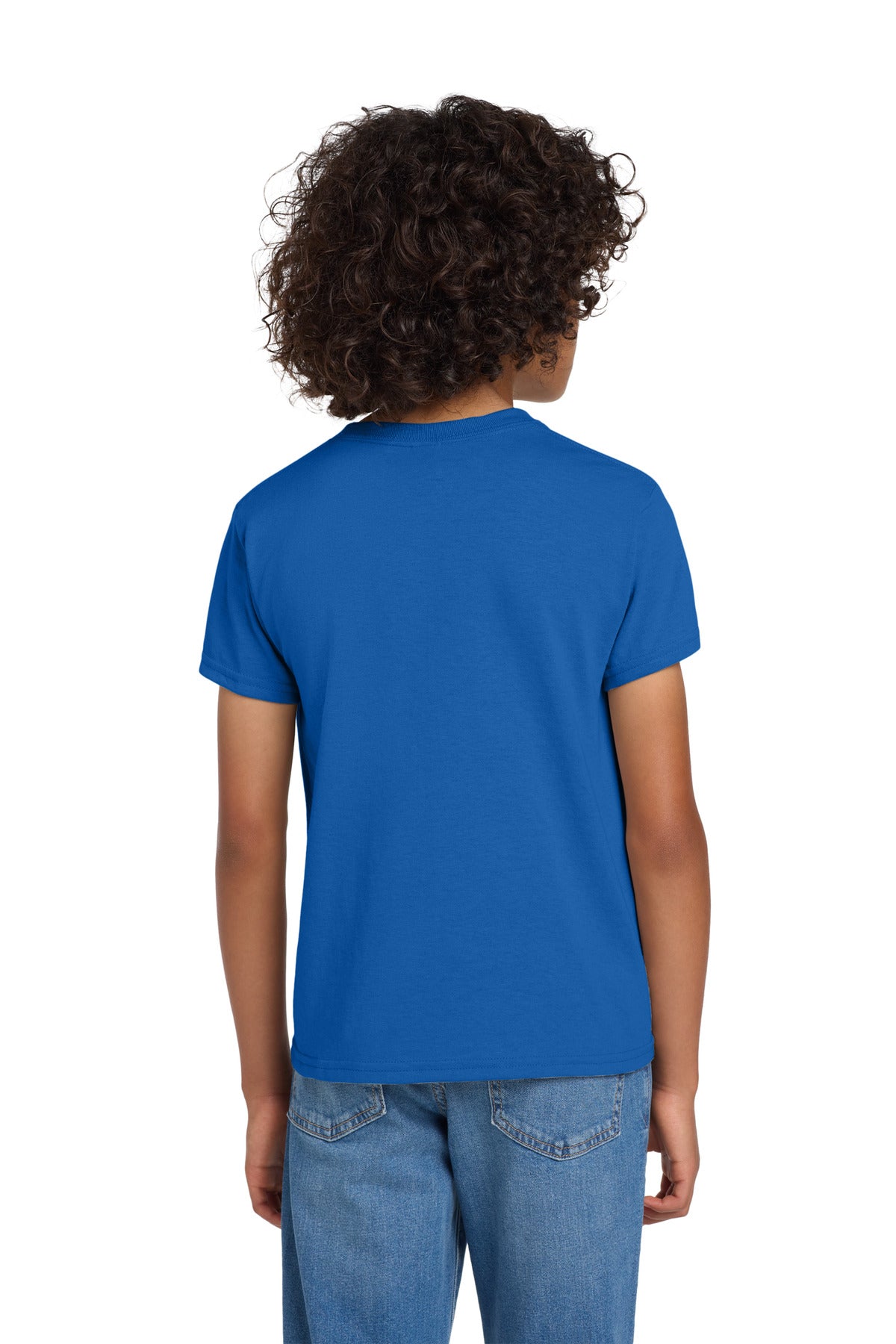 Gildan Youth DryBlend 50 Cotton/50 Poly T-Shirt - Royal