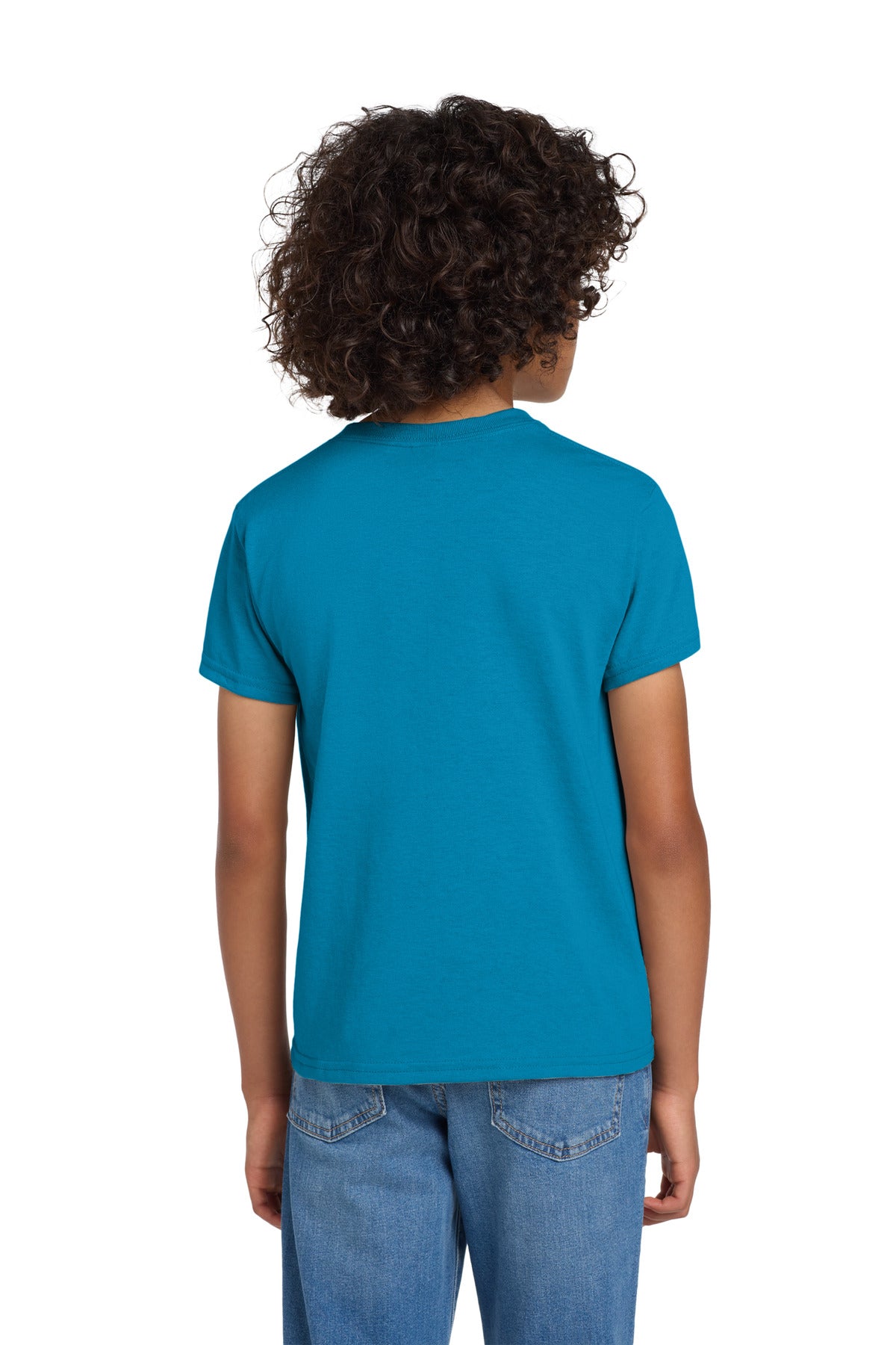 Gildan Youth DryBlend 50 Cotton/50 Poly T-Shirt - Sapphire