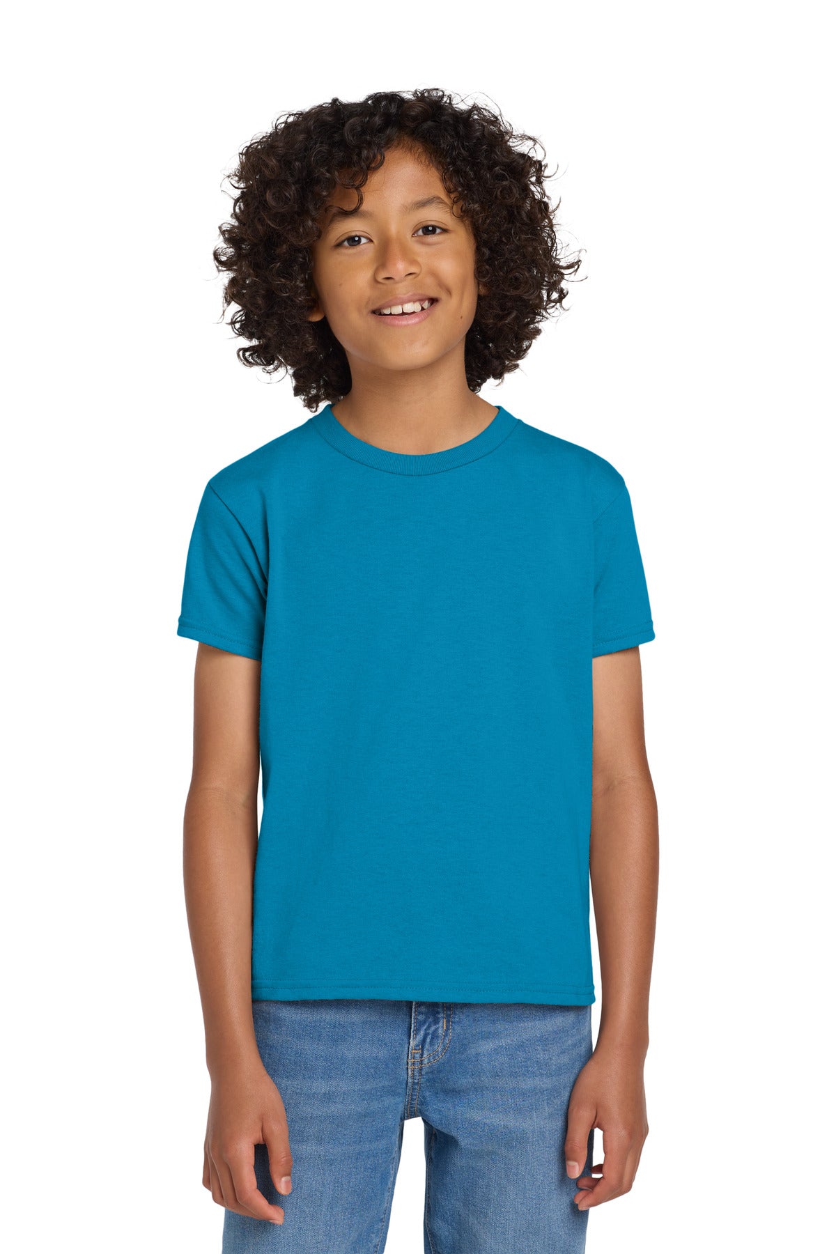 Gildan Youth DryBlend 50 Cotton/50 Poly T-Shirt - Sapphire