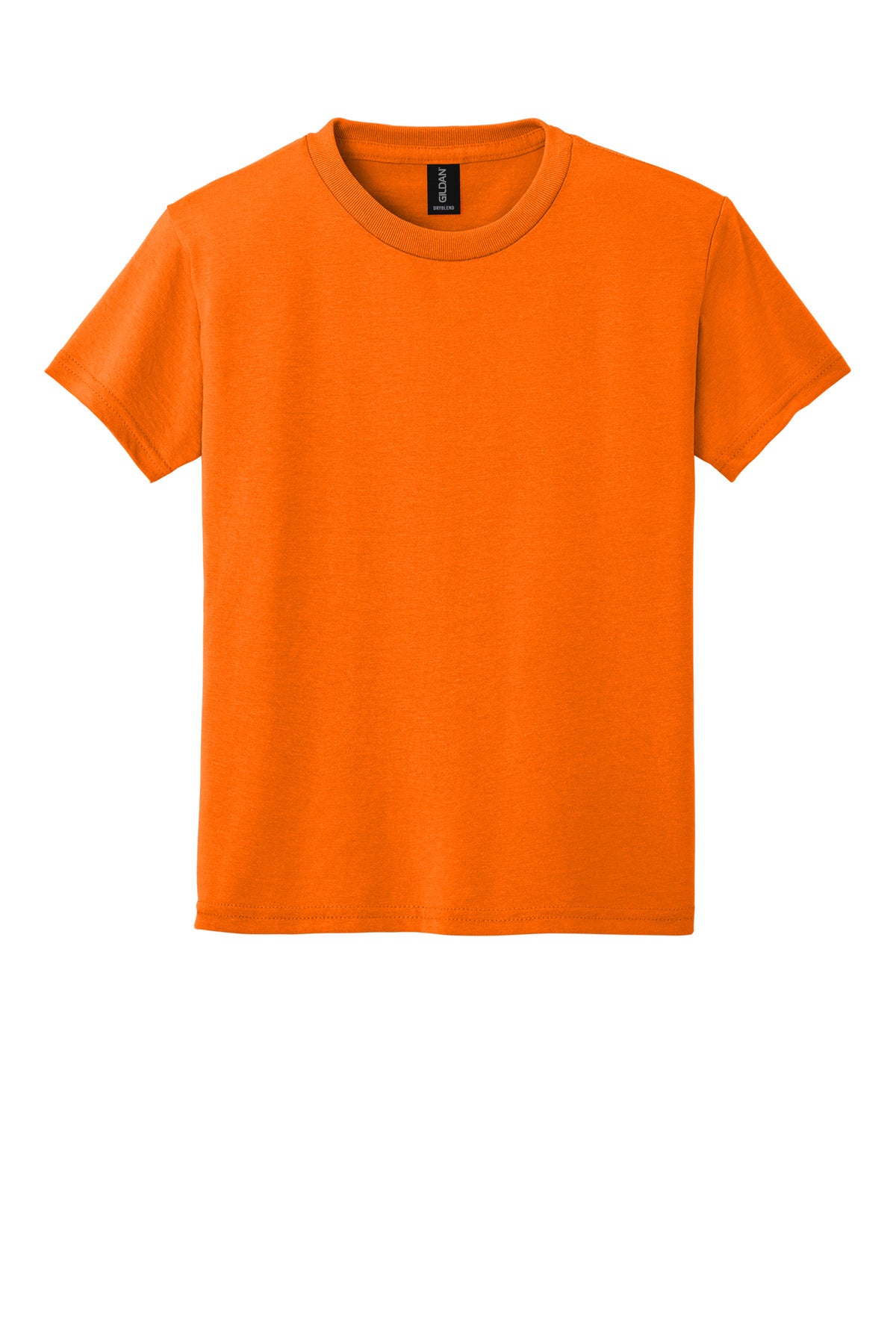 Gildan Youth DryBlend 50 Cotton/50 Poly T-Shirt - S. Orange
