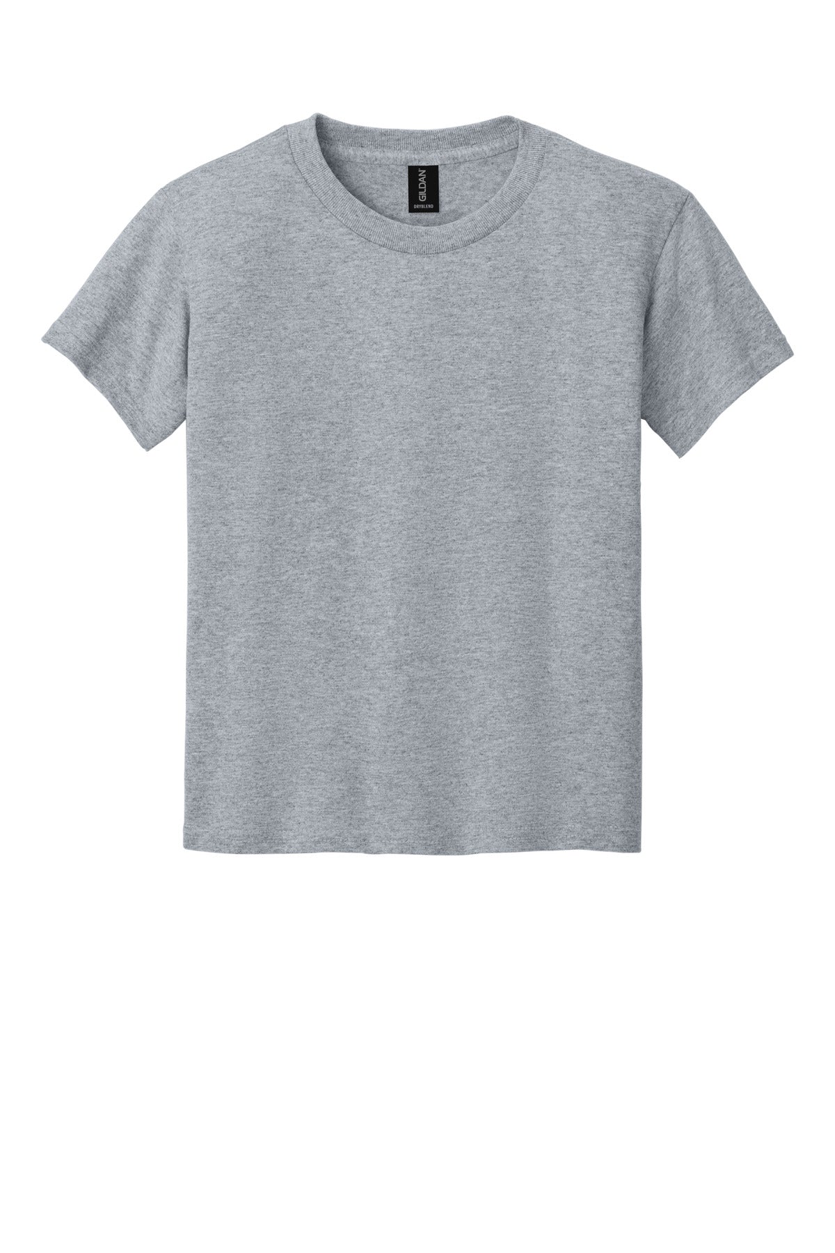 Gildan Youth DryBlend 50 Cotton/50 Poly T-Shirt - Sport Grey