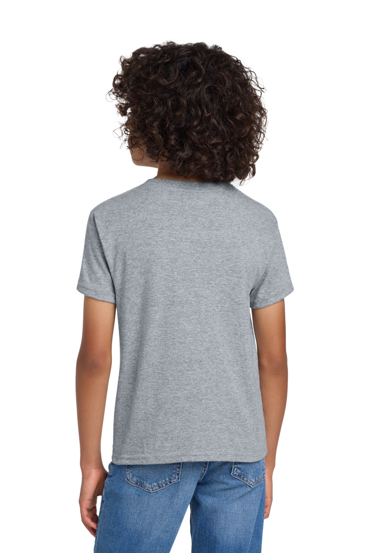 Gildan Youth DryBlend 50 Cotton/50 Poly T-Shirt - Sport Grey