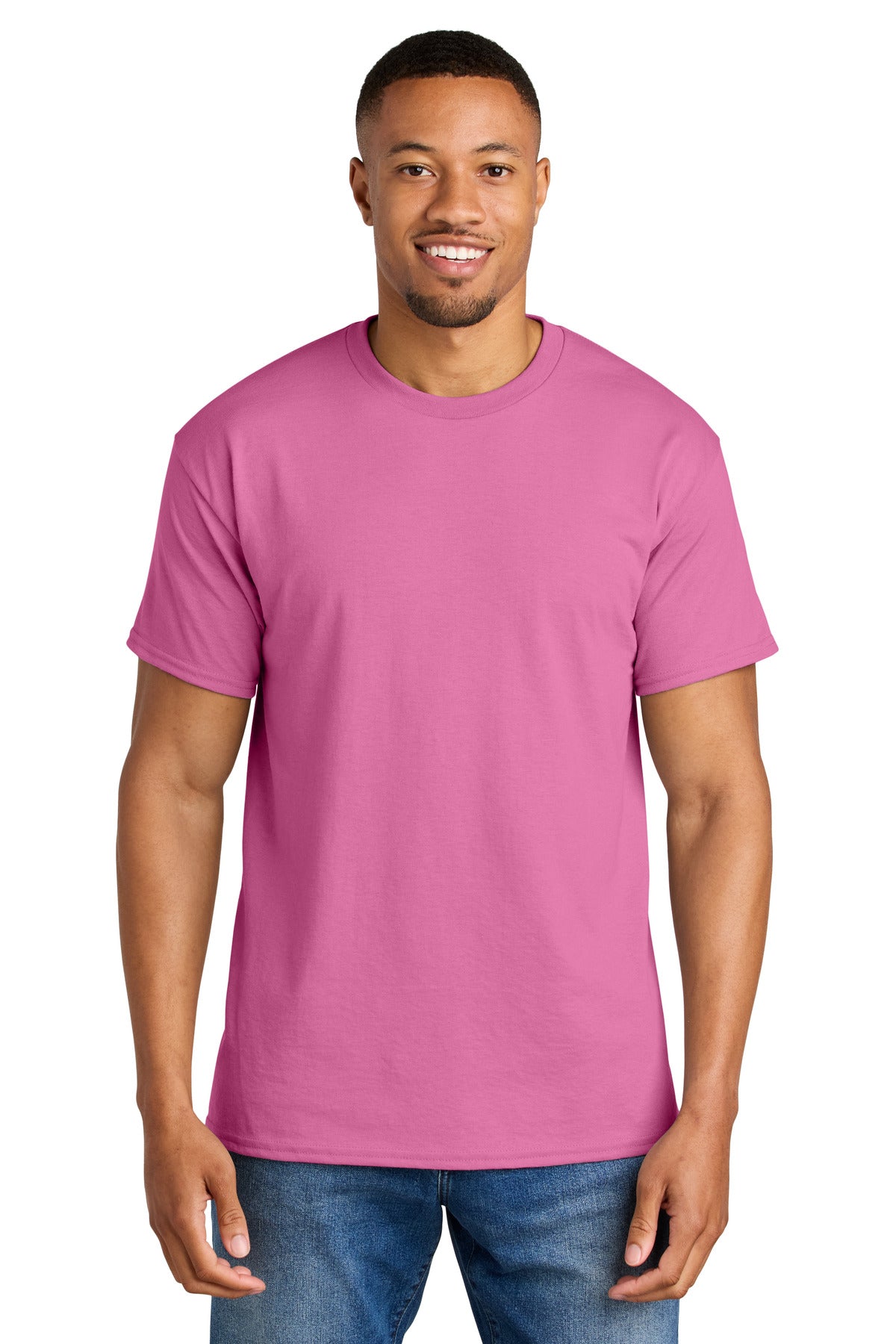 Gildan DryBlend 50 Cotton/50 Poly T-Shirt - Azalea
