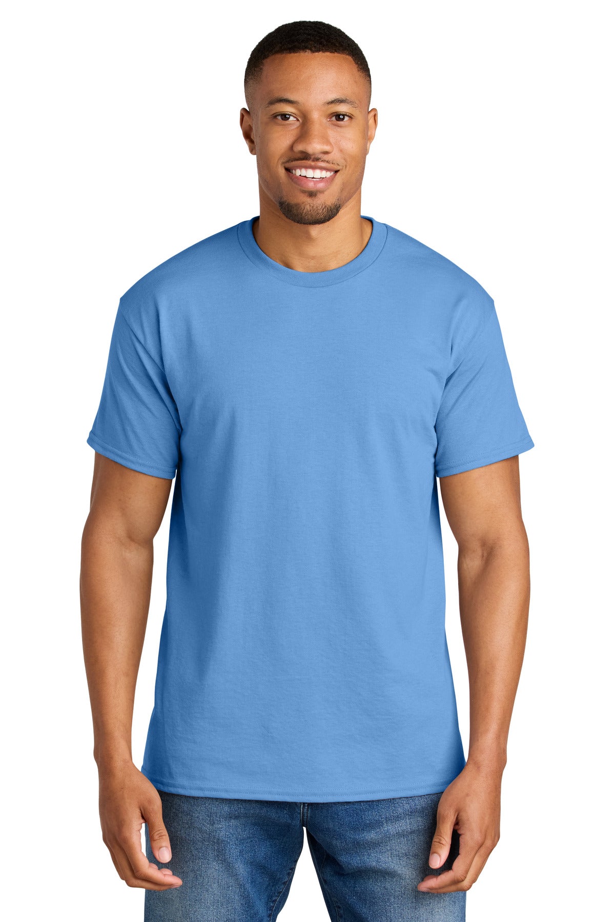 Gildan DryBlend 50 Cotton/50 Poly T-Shirt - Carolina Blue