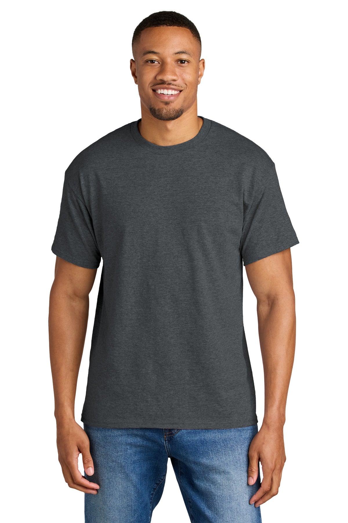 Gildan DryBlend 50 Cotton/50 Poly T-Shirt - Dark Heather