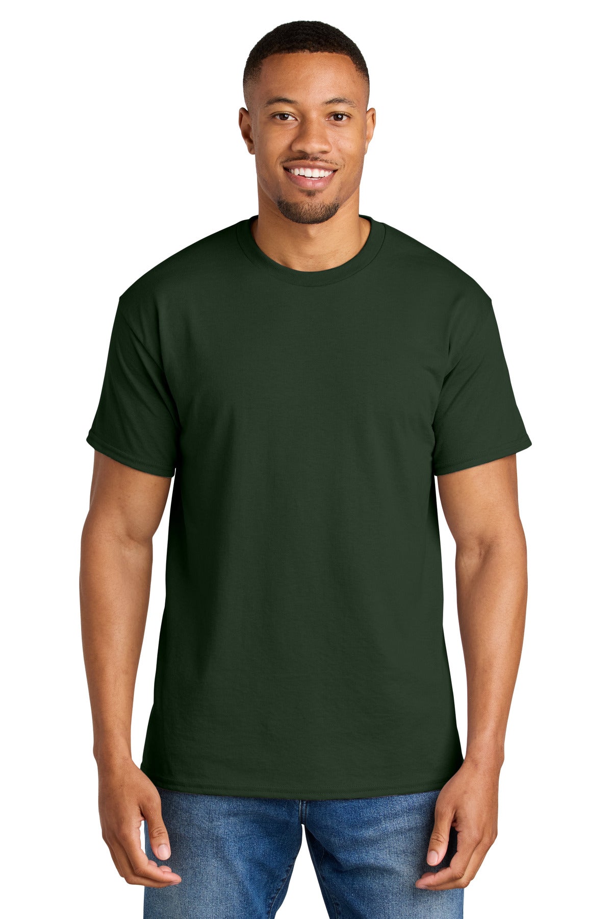 Gildan DryBlend 50 Cotton/50 Poly T-Shirt - Forest Green