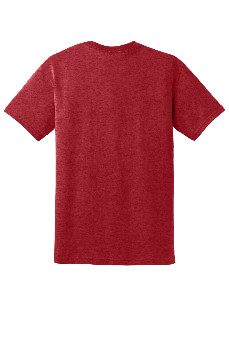 Gildan DryBlend 50 Cotton/50 Poly T-Shirt - Heather Scarlet Red