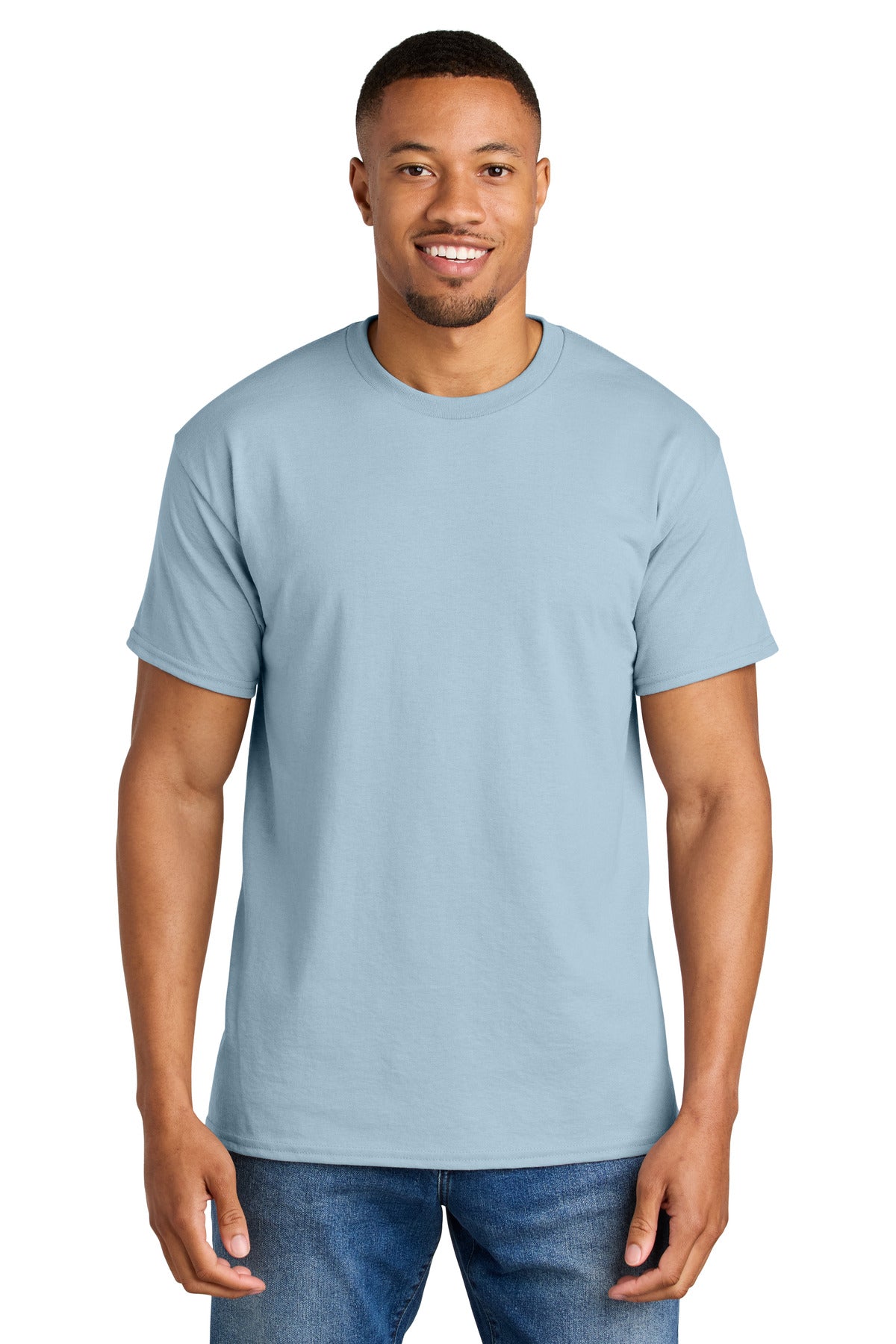 Gildan DryBlend 50 Cotton/50 Poly T-Shirt - Light Blue