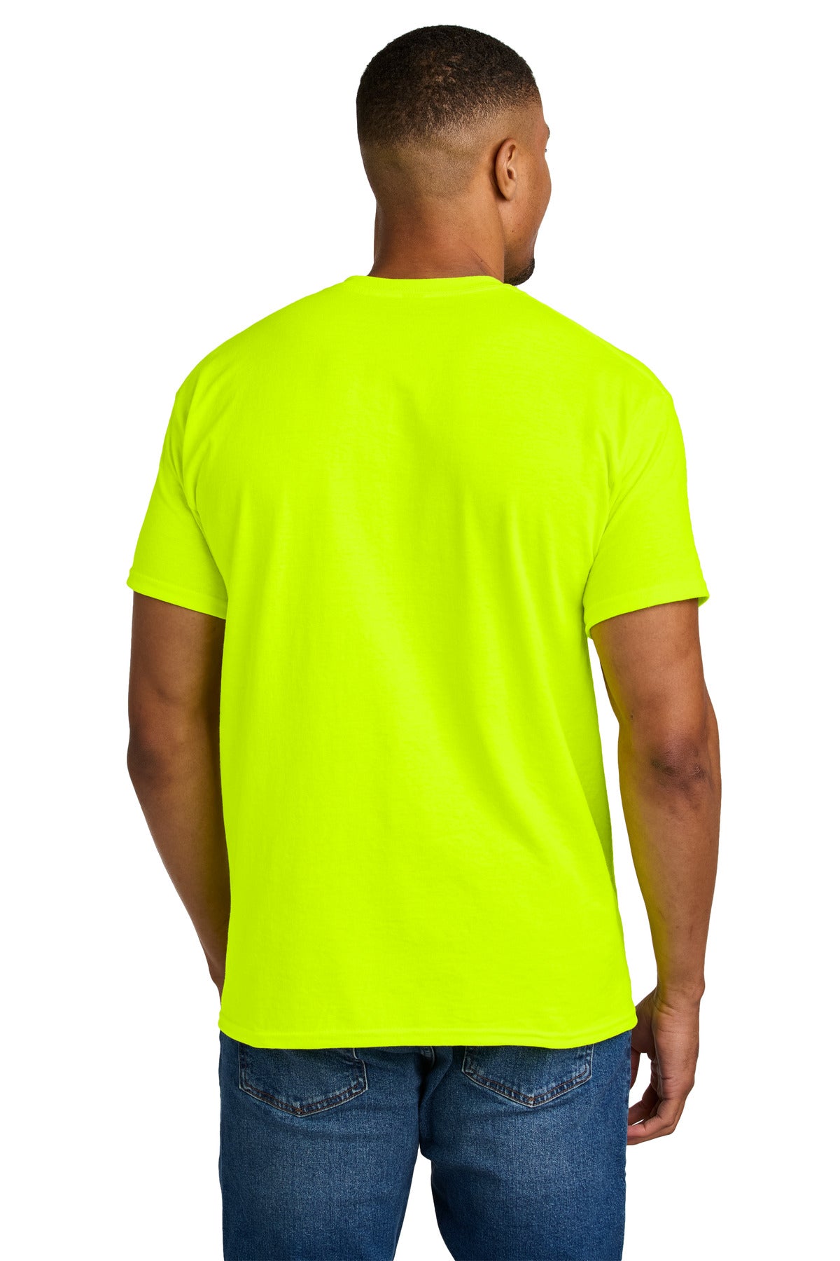 Gildan DryBlend 50 Cotton/50 Poly T-Shirt - Safety Green