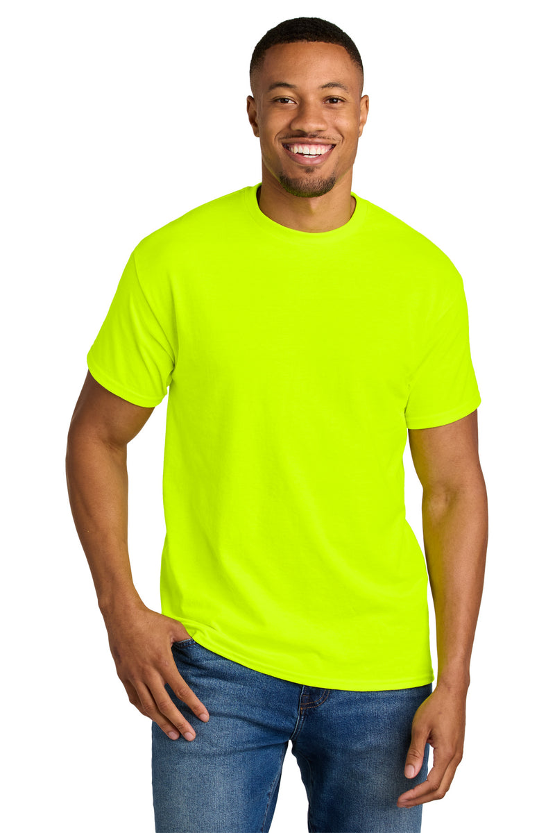 Gildan DryBlend 50 Cotton/50 Poly T-Shirt - Safety Green
