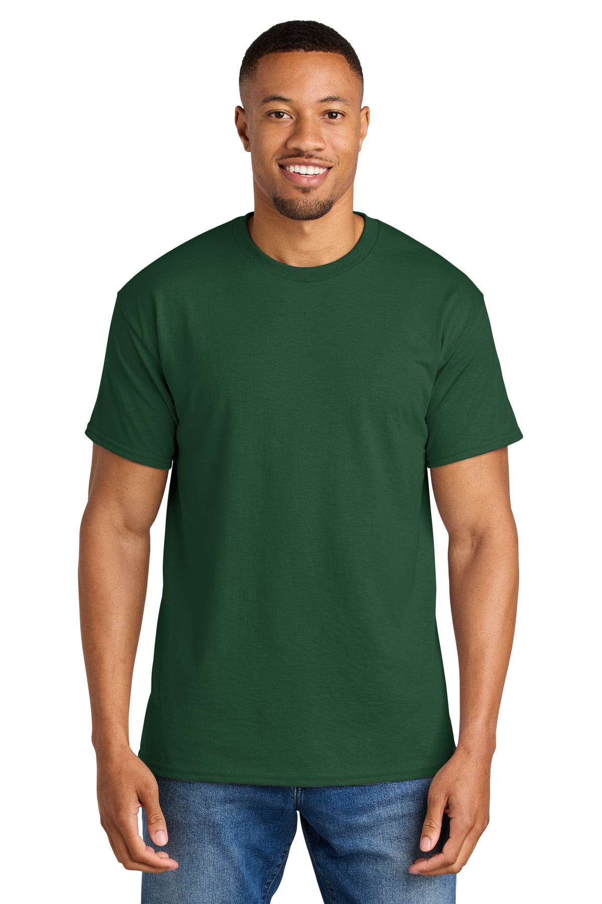 Gildan DryBlend 50 Cotton/50 Poly T-Shirt - Dark Green