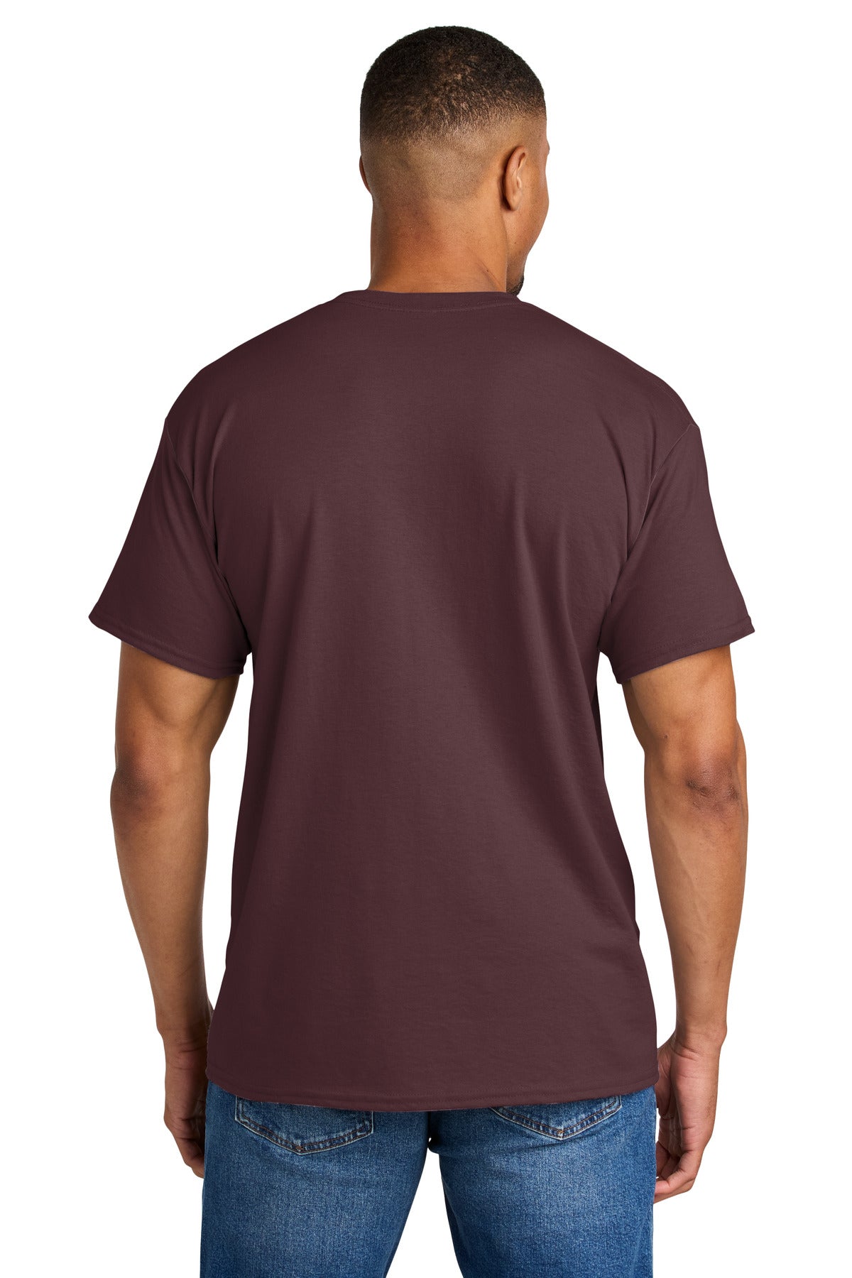 Gildan DryBlend 50 Cotton/50 Poly T-Shirt - Dark Maroon
