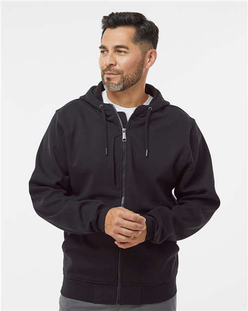 Men's Bateman Bonded Power Fleece 2.0 Full-Zip Jacket - Black