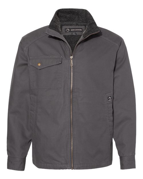 Men's Endeavor Canyon Cloth™ Canvas Jacket with Sherpa Lining - Charcoal