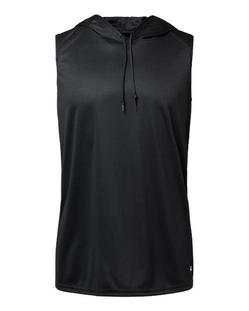 Men's B-Core Sleeveless Hooded T-Shirt - Black