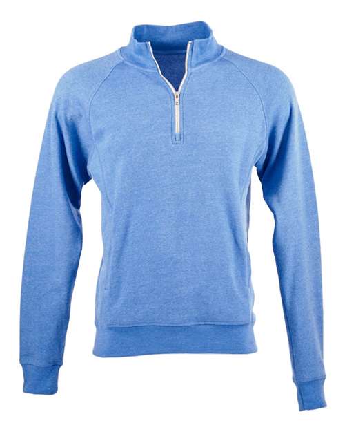 Men's Triblend Quarter-Zip Sweatshirt - Cool Royal Triblend