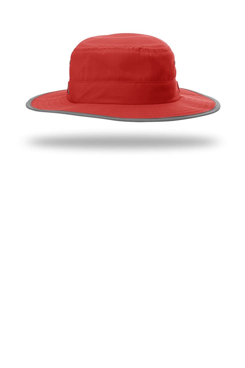 Richardson Lite Wide Brim Hat - Red