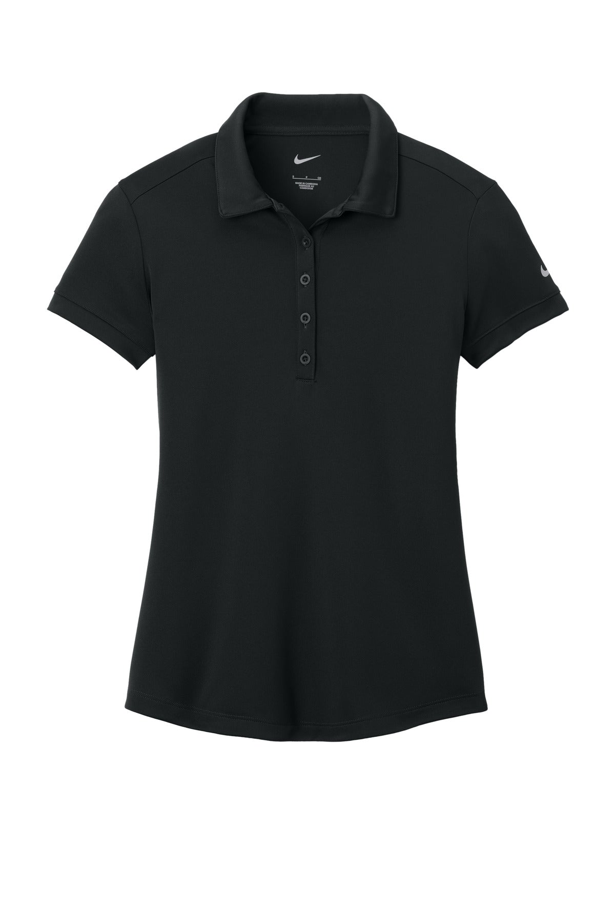 Nike Women's Dri-FIT Players Modern Fit  Polo - Black