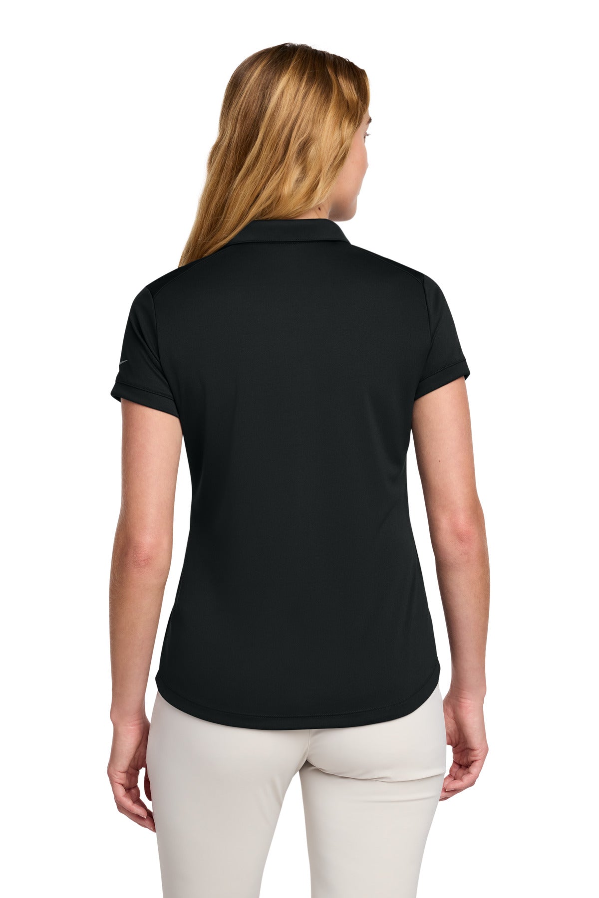 Nike Women's Dri-FIT Players Modern Fit  Polo - Black