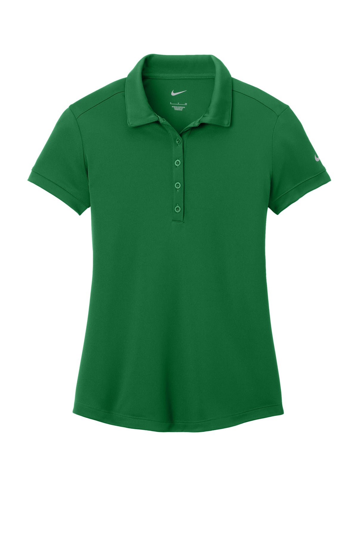 Nike Women's Dri-FIT Players Modern Fit  Polo - Pine Green
