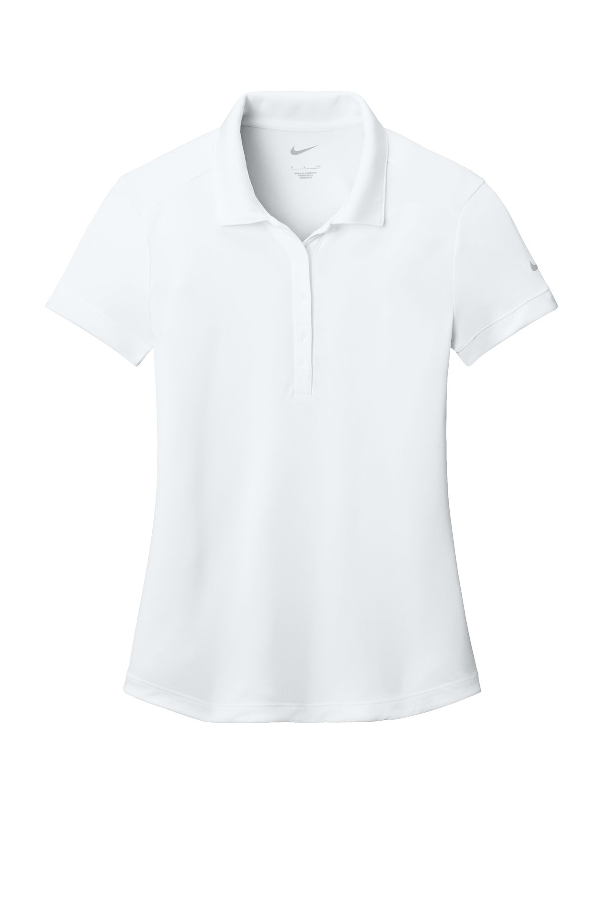 Nike Women's Dri-FIT Players Modern Fit  Polo - White