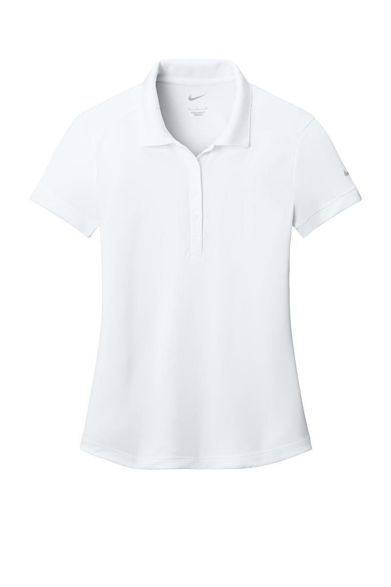 Nike Women's Dri-FIT Players Modern Fit  Polo - White