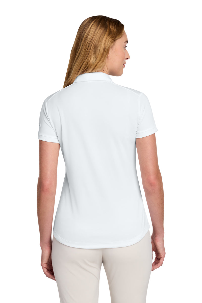 Nike Women's Dri-FIT Players Modern Fit  Polo - White