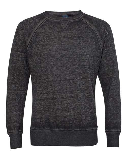 Men's Vintage Zen Fleece Crewneck Sweatshirt - Twisted Black