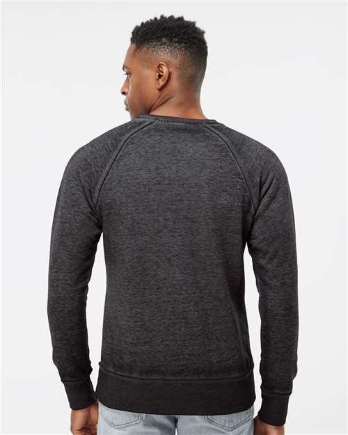 Men's Vintage Zen Fleece Crewneck Sweatshirt - Twisted Black