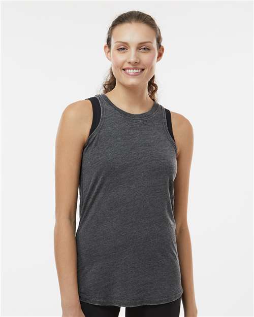 Women’s Zen Jersey Tank Top - Dark Smoke